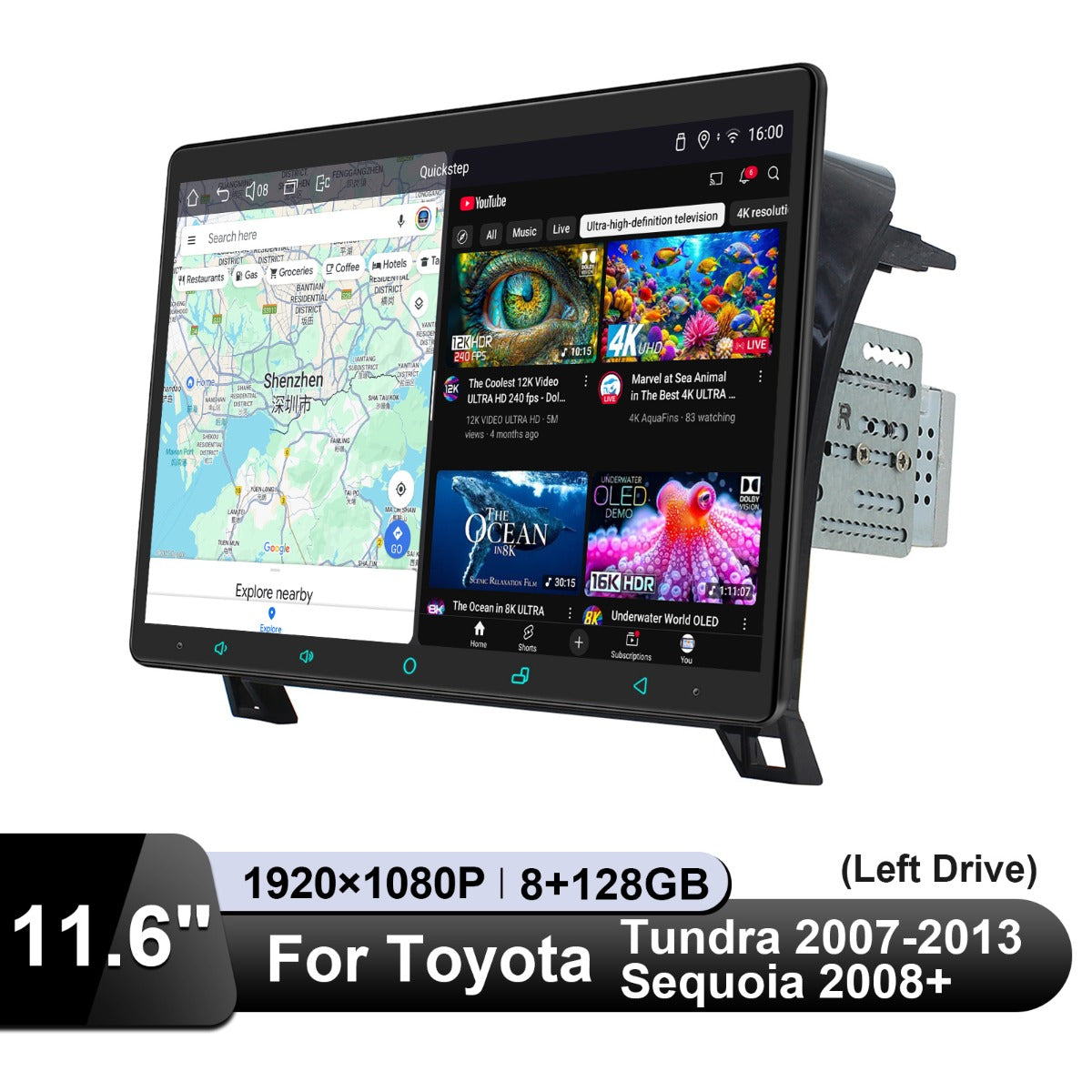 Toyota 1920*1080 2007-2013 11.6" Android Head Unit