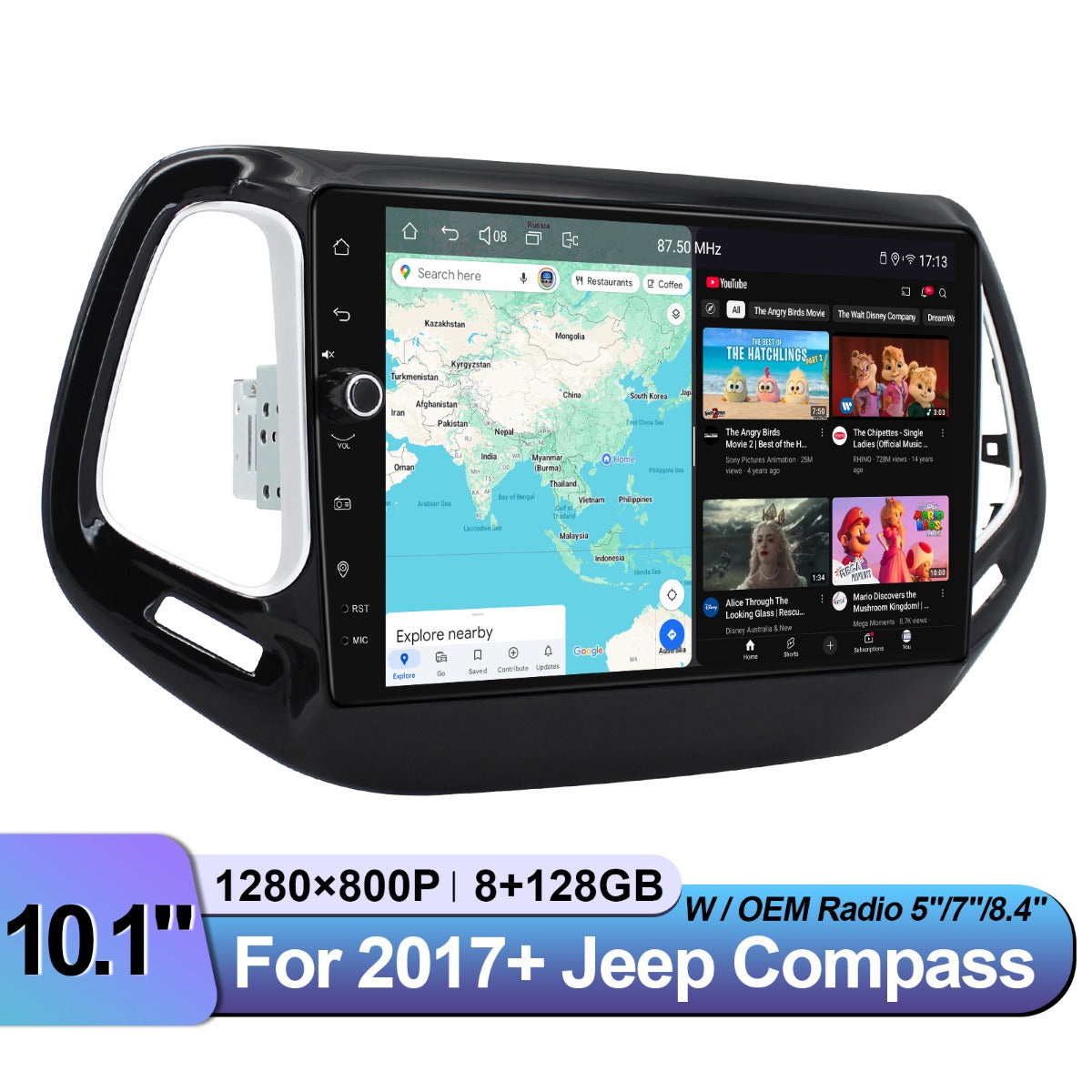 Jeep Compass 2017-2019 7" Android Head Unit