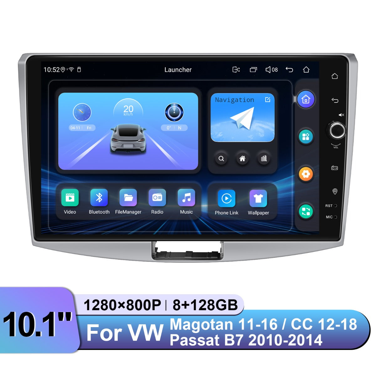 Volkswagen VW Magotan 2011-2016 10.1" Android Head Unit