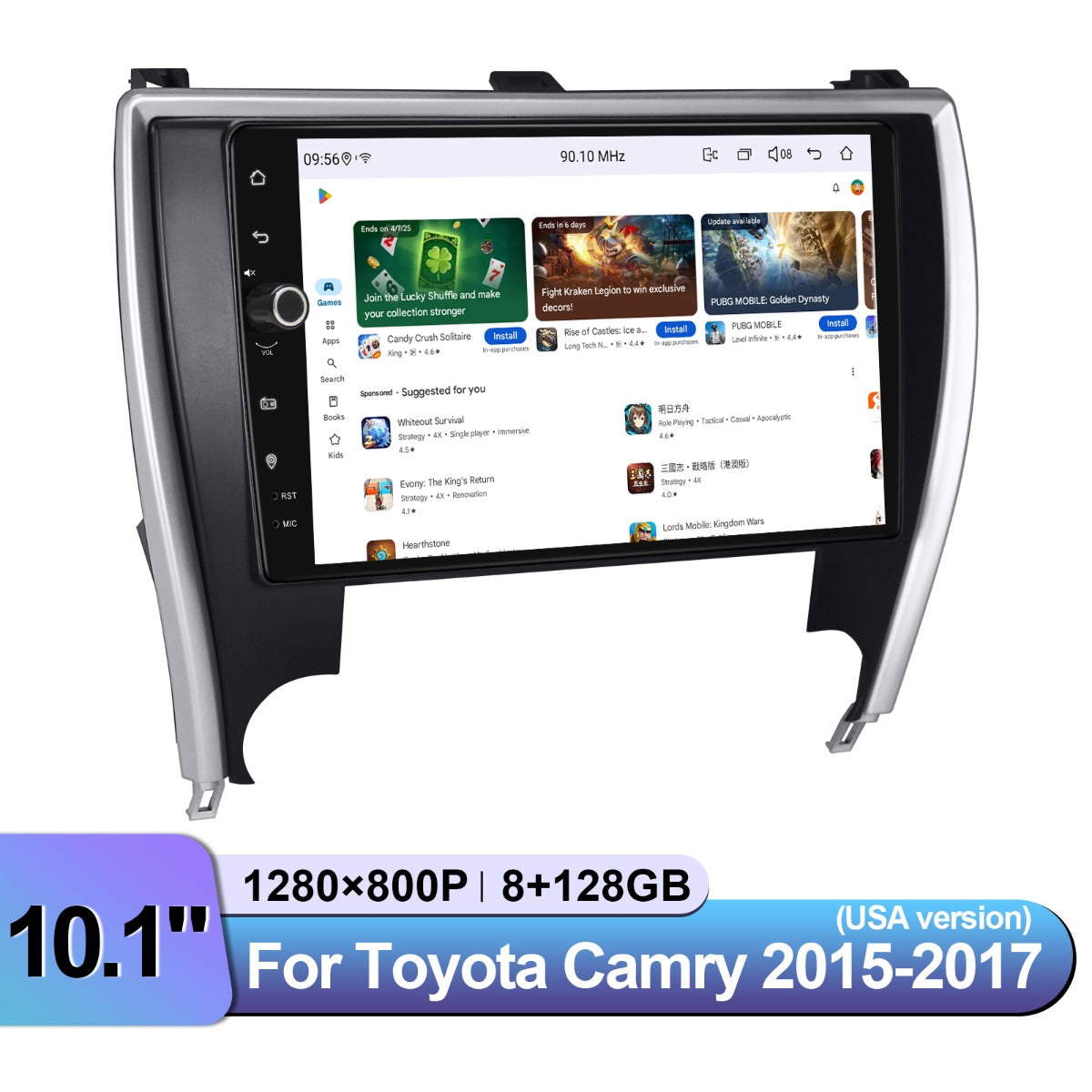 Toyota Camry 2015-2017 10" Android Head Unit