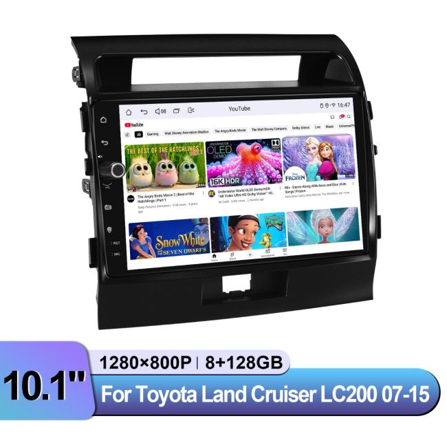 Toyota Land Cruiser LC200 07-15 10.1" Android Head Unit