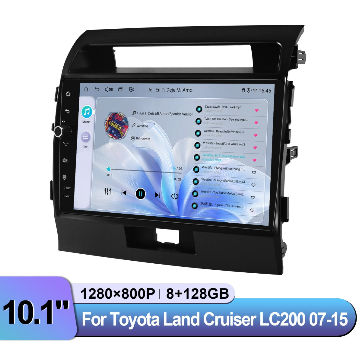 Toyota Land Cruiser 2007-2015 10" Android Head Unit