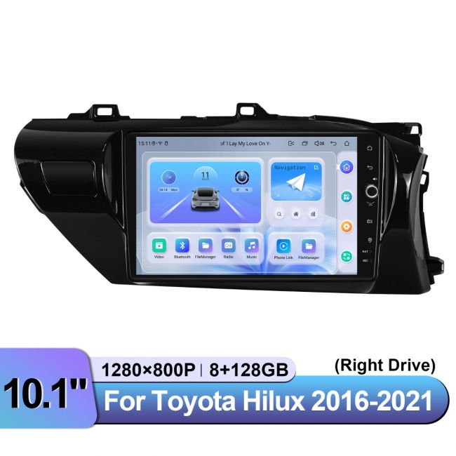 Toyota Hilux 16-21 10.1" Android Head Unit