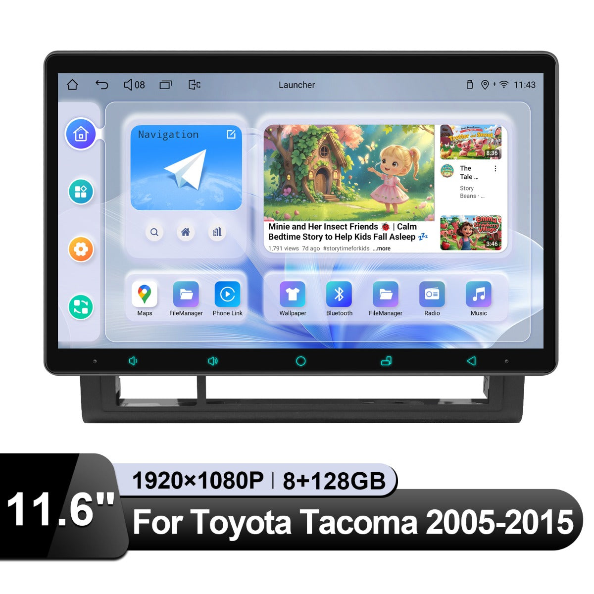Toyota Tacoma Remain 2005-2015 7" Android Head Unit