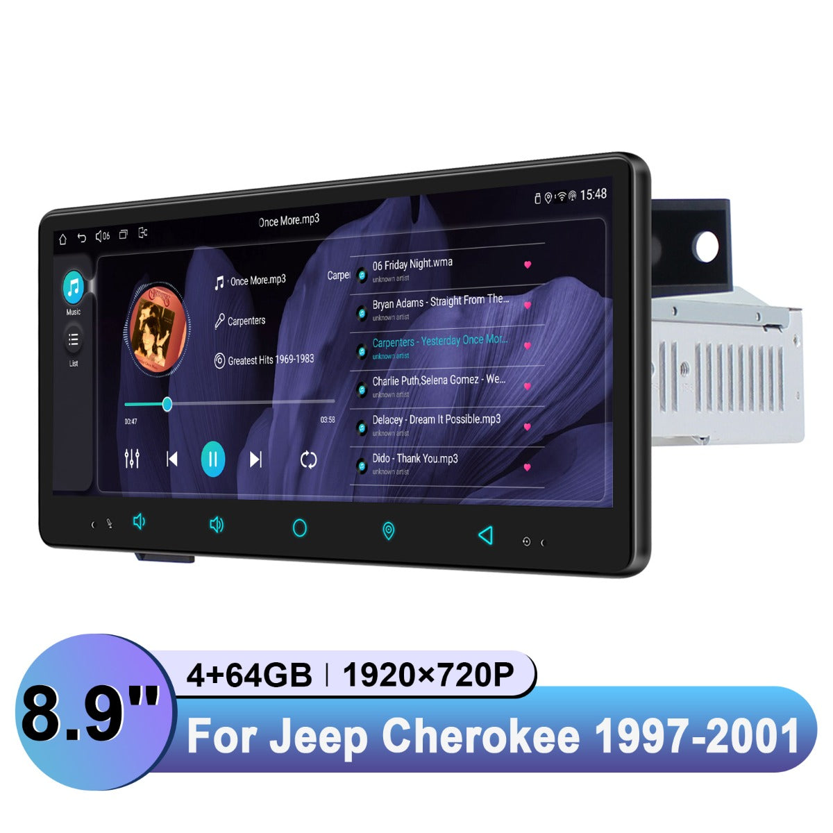 Jeep Cherokee 1997-2001 8.9" Android Head Unit
