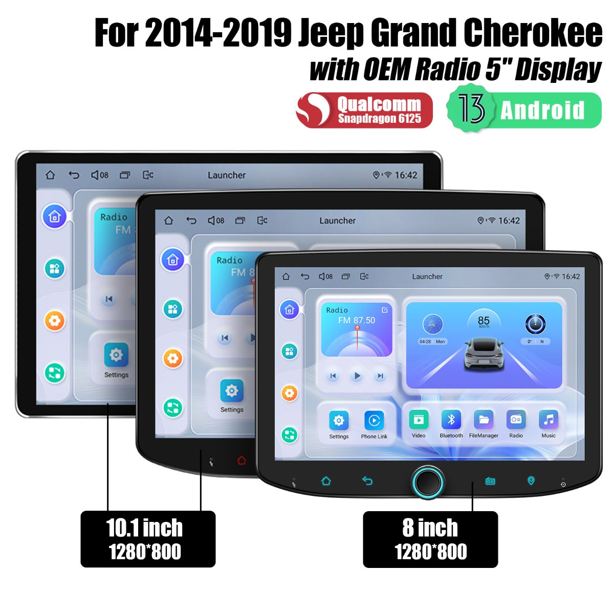 Jeep Grand Cherokee 2014-2019 8" Android Head Unit