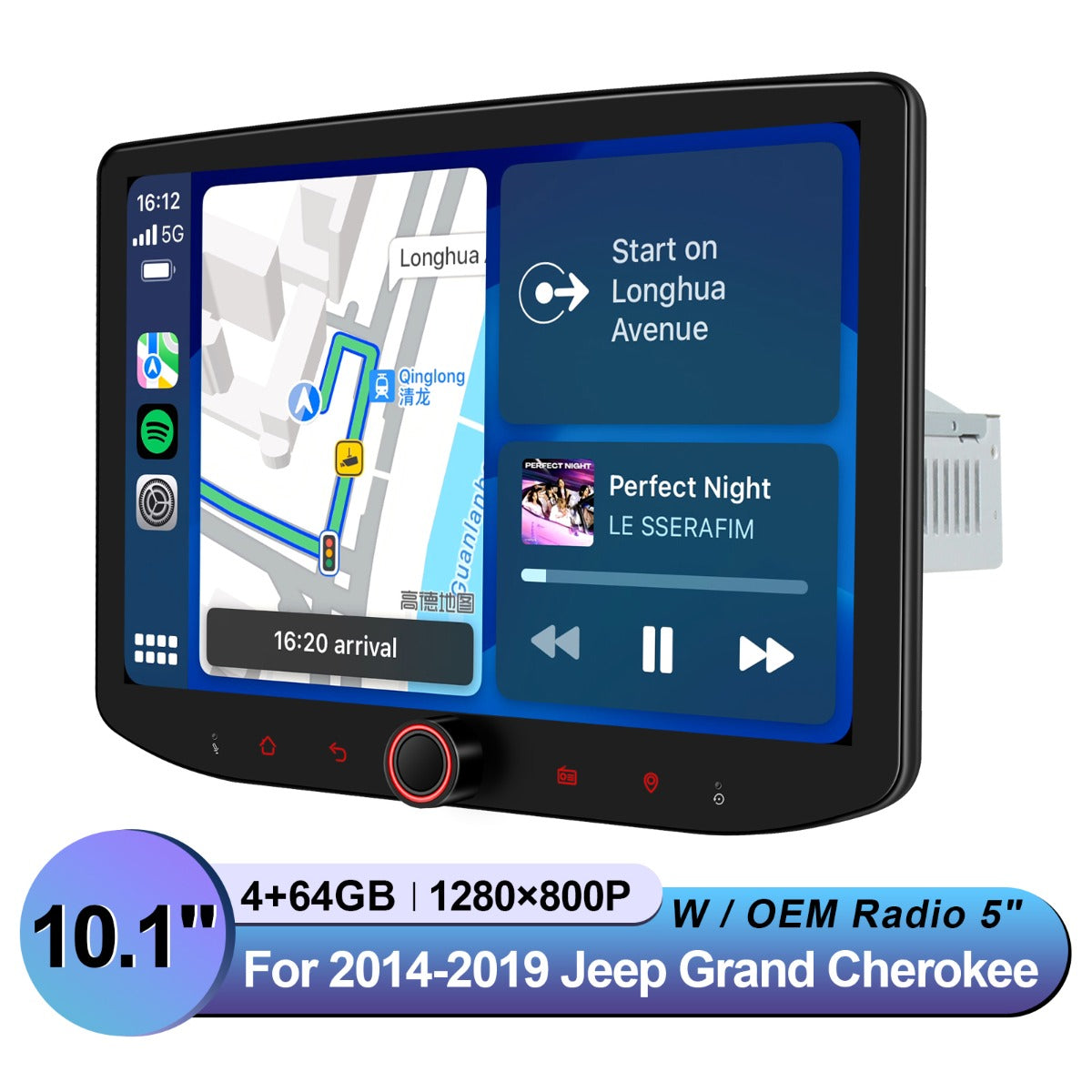 Jeep Grand Cherokee 2014-2019 8" Android Head Unit