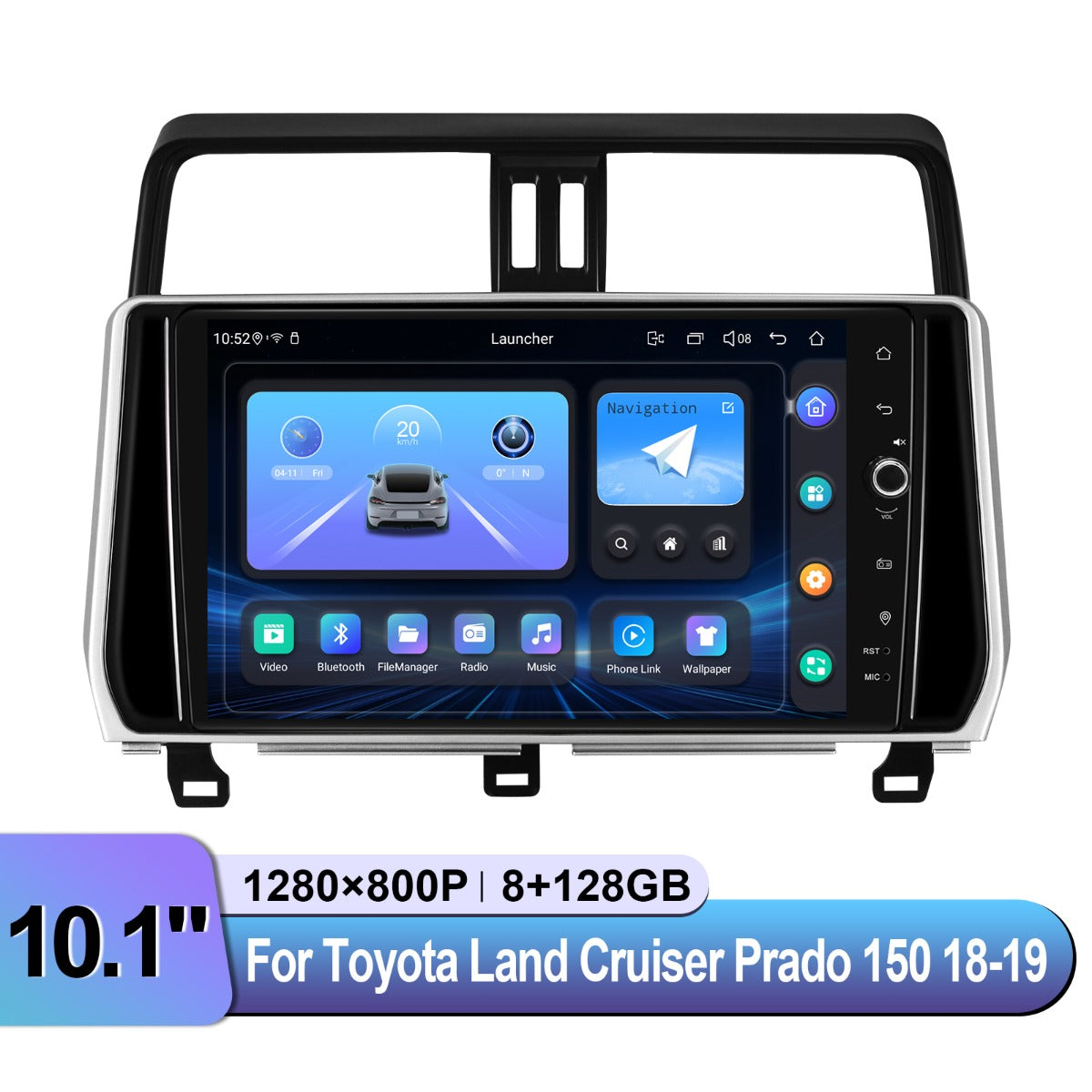 Toyota Land Cruiser 2018-2019 7" Android Head Unit