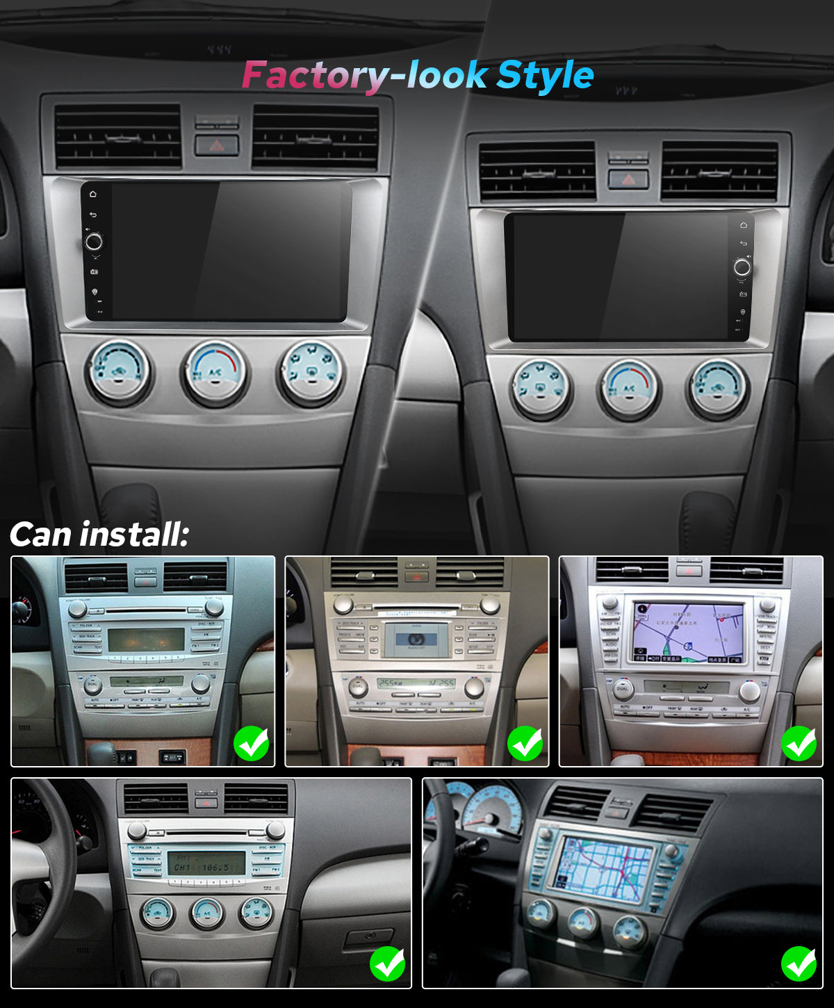 Toyota Camry Aurion 07-11 9"Android Head Unit