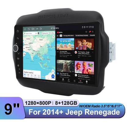 Jeep Renegade 2014+ 9" Android Head Unit