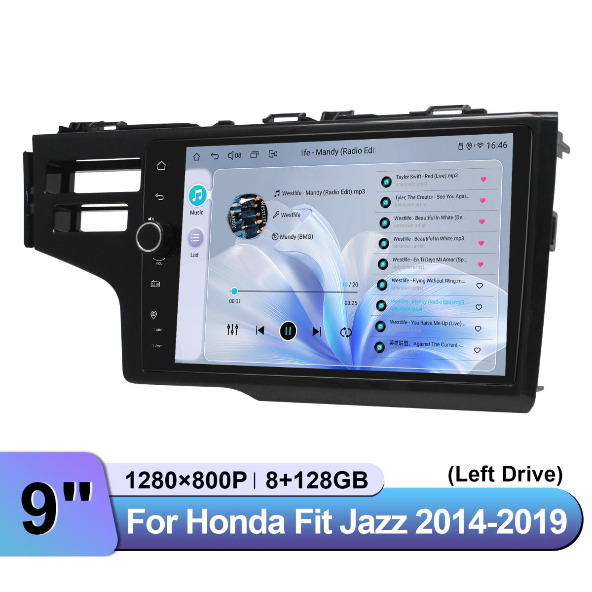 Honda Fit Jazz 2014-2019 9" Android Head Unit