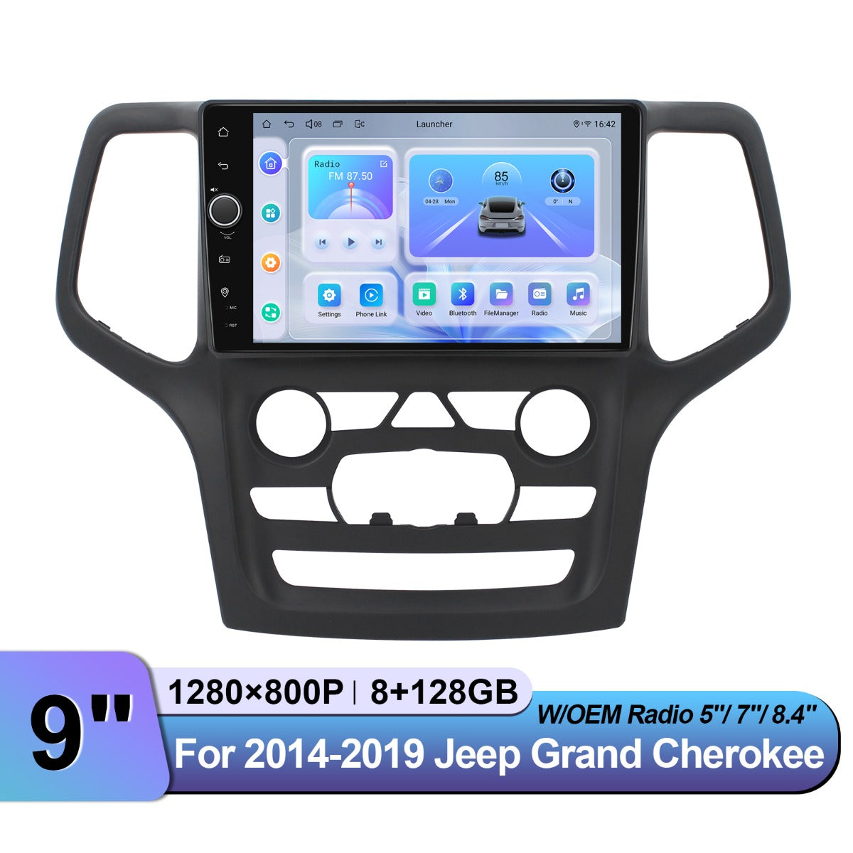 Jeep Grand Cherokee 2014-2019 7" Android Head Unit