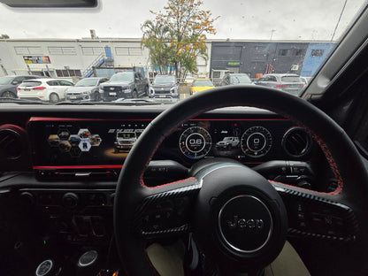 JLX All-in-One Dual Screen Digital Cluster & Head Unit - Jeep Wrangler JL & Gladiator JT (2018-2021)