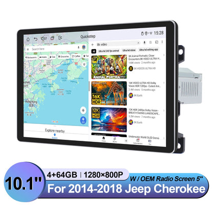 Jeep cherokee Uconnect 2014-2018 7" Android Head Unit