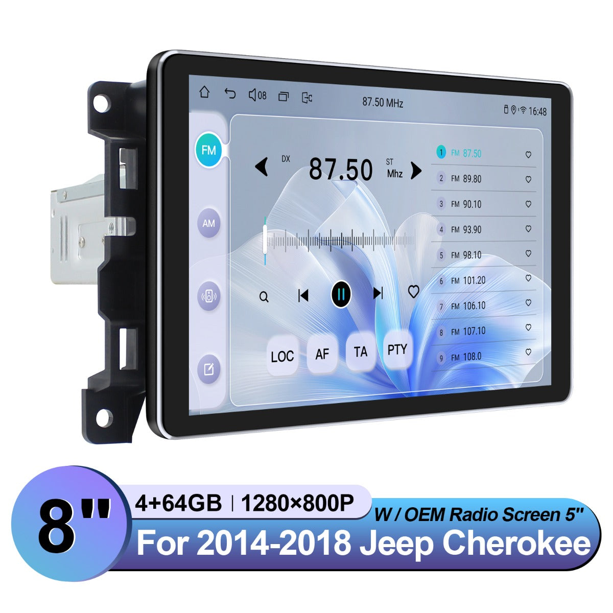 Jeep cherokee Uconnect 2014-2018 7" Android Head Unit
