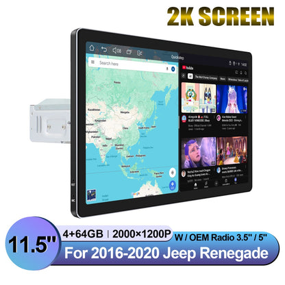 Jeep Renegade 2016-2020 12.3" Android Head Unit