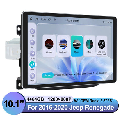 Jeep Renegade 2016-2020 12.3" Android Head Unit