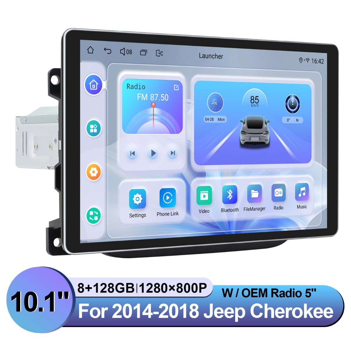 Jeep Cherokee KL 2014-2018 7" Android Head Unit
