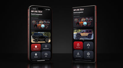 GM DashCompanion app on iPhone and Samsung