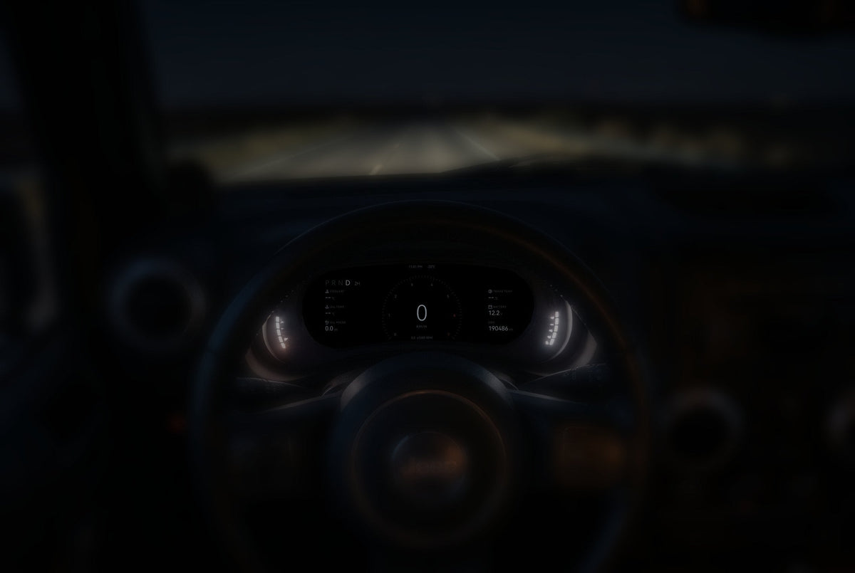 JKX Digital Dash Night mode