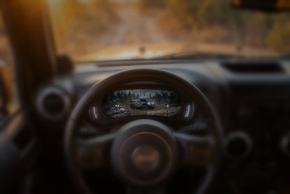 JKX Digital Dash in a Jeep Wrangler JK