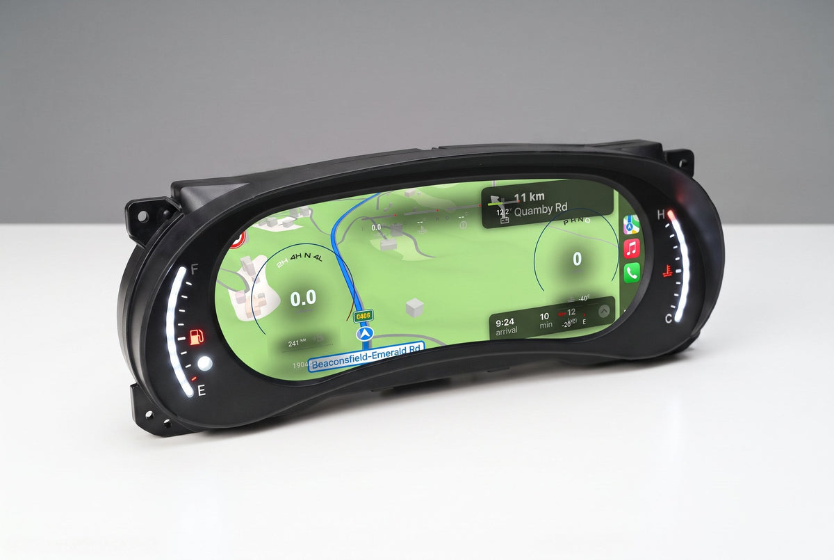 Full-screen maps on the JKX Digital Dash