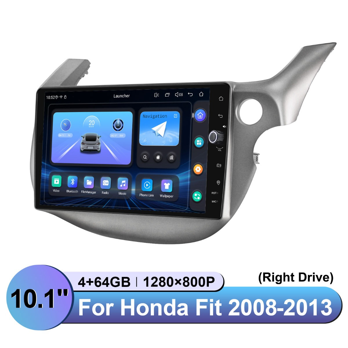 Honda Fit 2008 - 2013 10" Android Head Unit