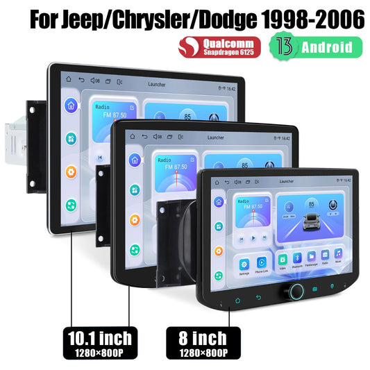 Jeep Dodge Chrysler 1998-2006 10.1" Android Head Unit