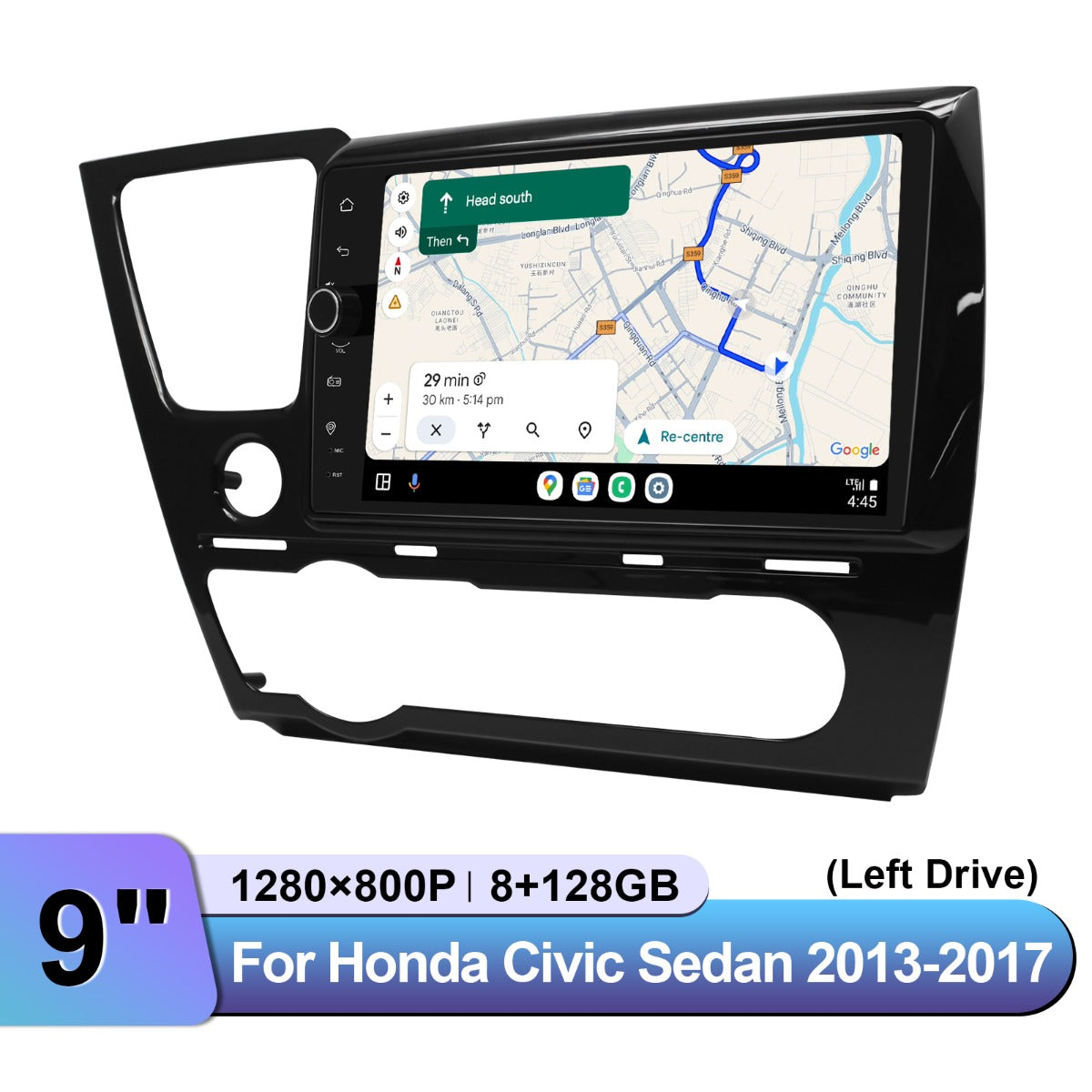 Honda Civic Sedan 2013-2017 7" Android Head Unit