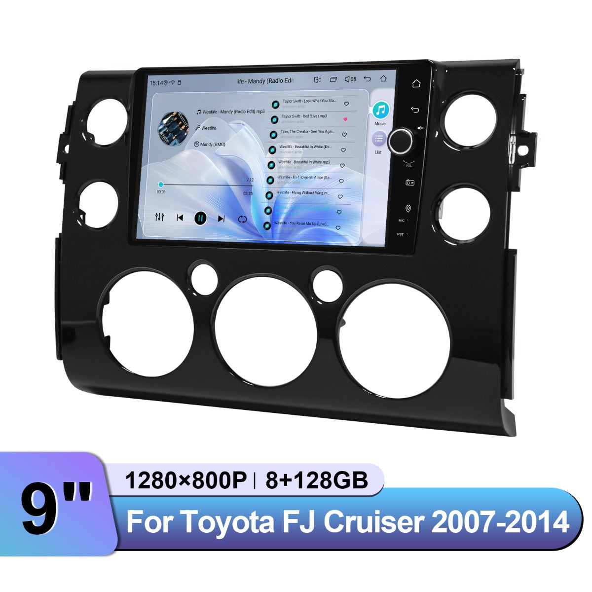 Toyota 1280*800P 2007-2014 7" Android Head Unit