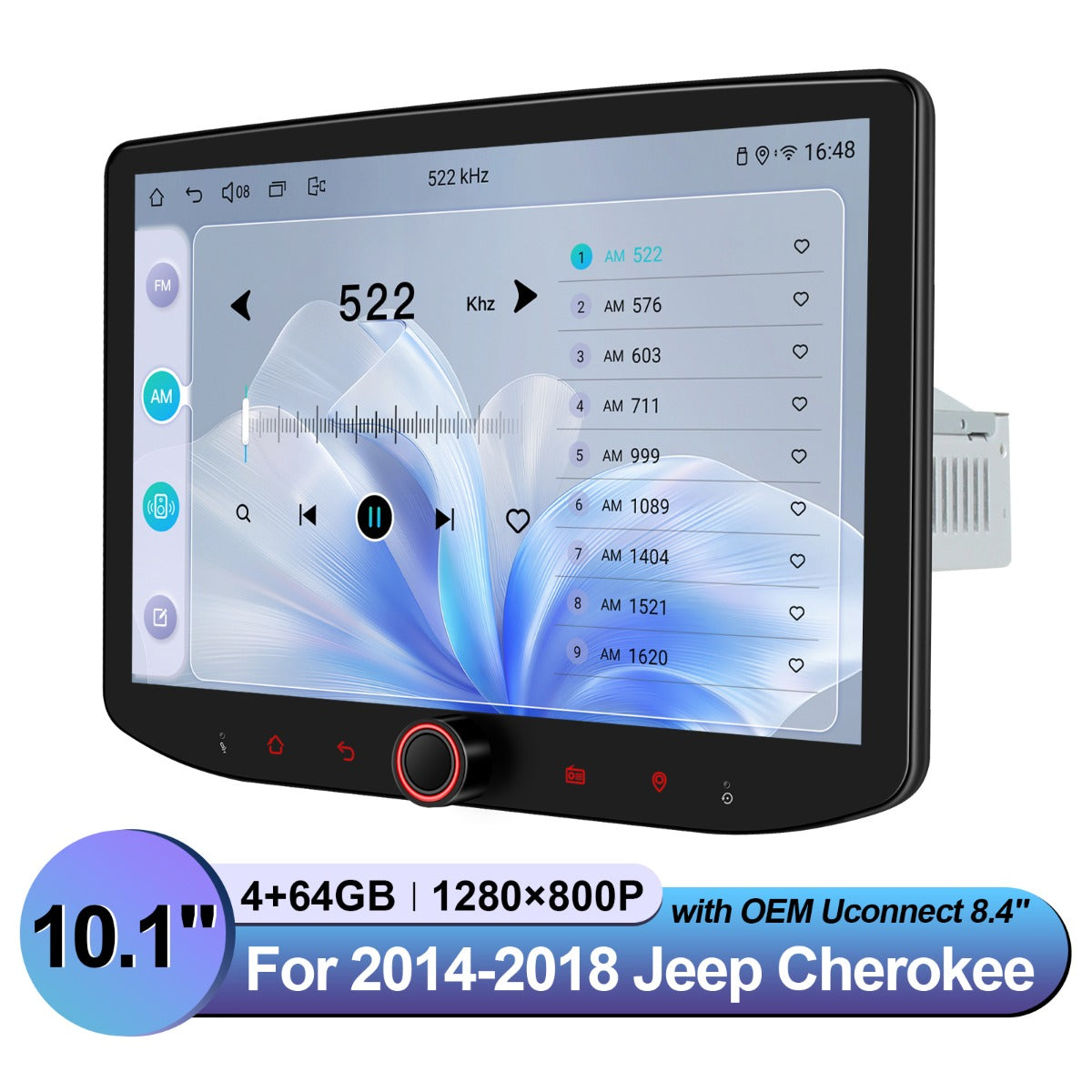Jeep Cherokee 2014-2018 7" Android Head Unit