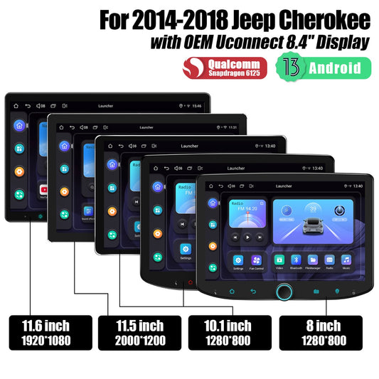 Jeep Cherokee 2014-2018 7" Android Head Unit