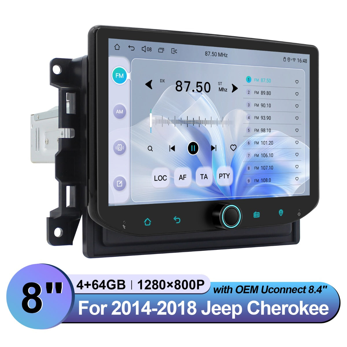 Jeep Cherokee 2014-2018 7" Android Head Unit
