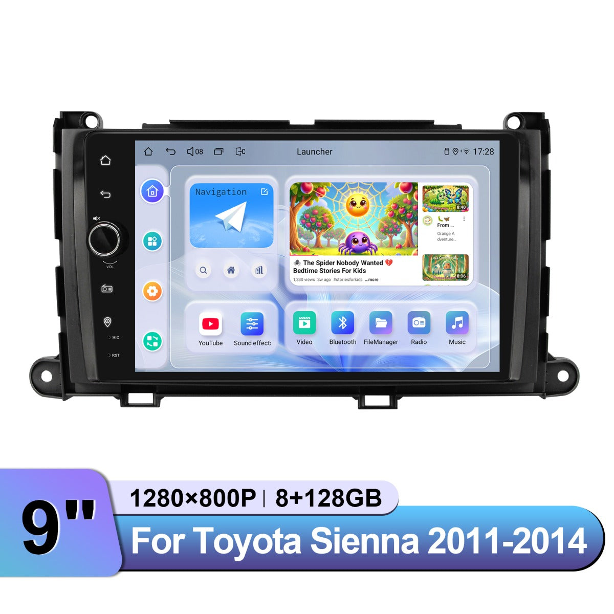 Toyota Sienna 2011-2014 7" Android Head Unit