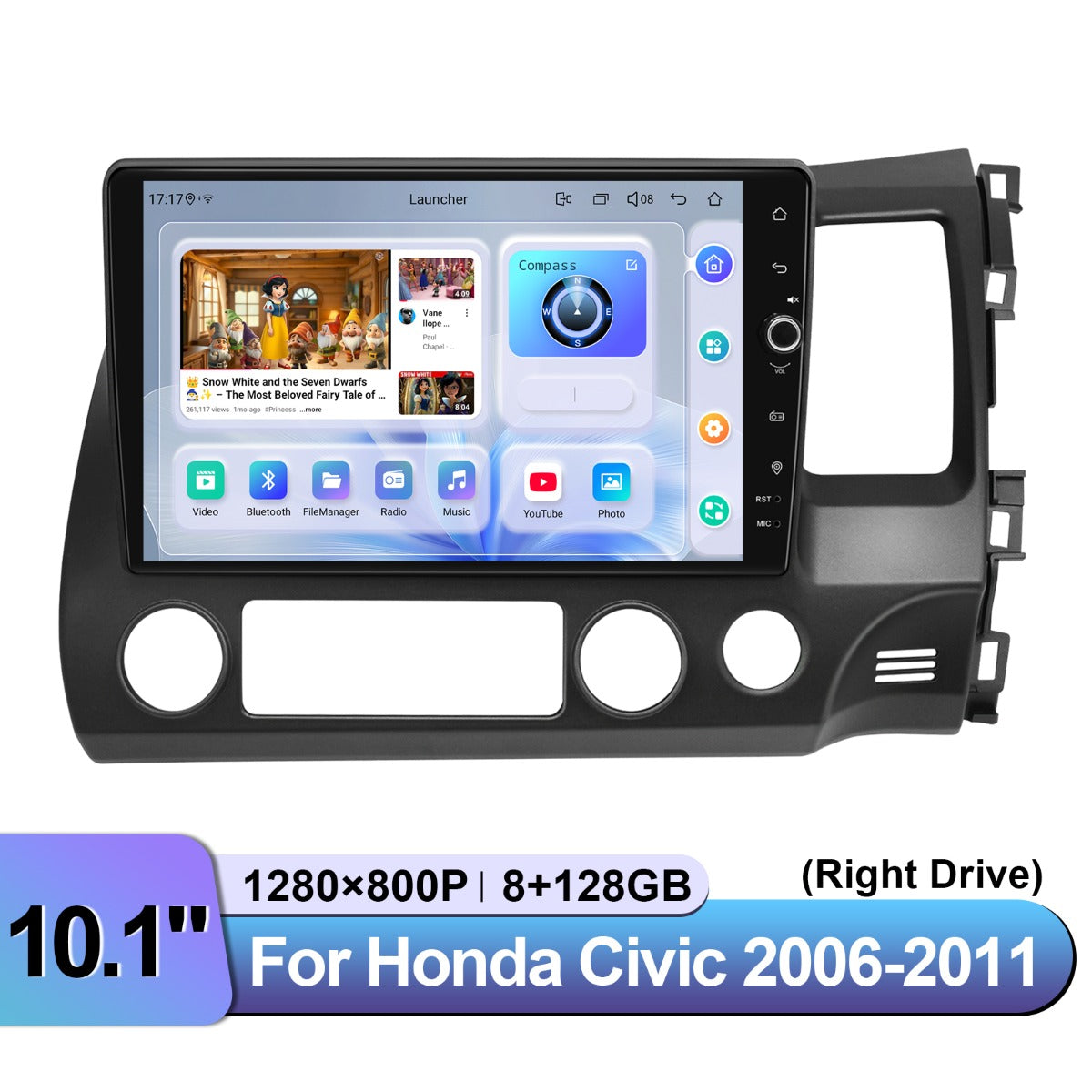 Honda Civic 10.1" 2006-2011 7" Android Head Unit