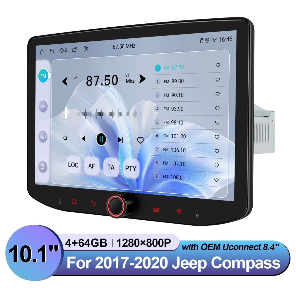 Jeep Compass 2017-2020 7" Android Head Unit