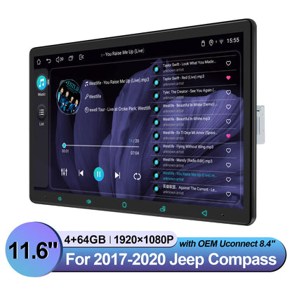 Jeep Compass 2017-2020 7" Android Head Unit