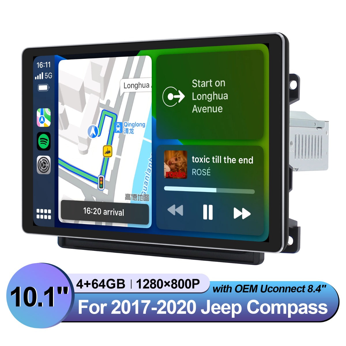 Jeep Compass 2017-2020 7" Android Head Unit