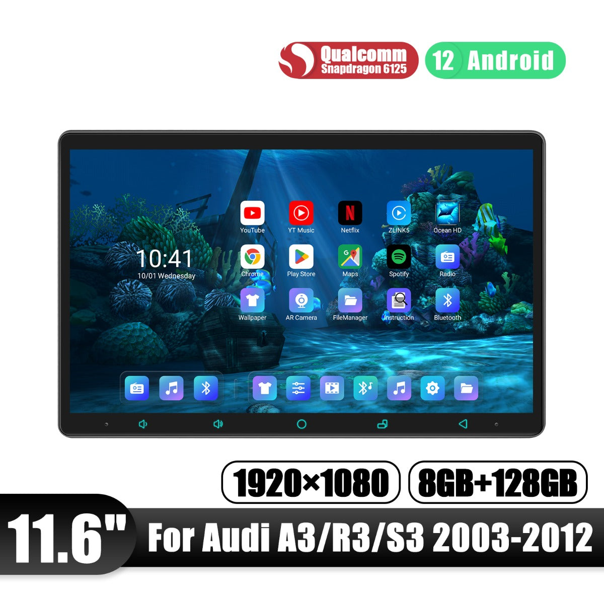 Audi A3 R3 2003-2012 7" Android Head Unit