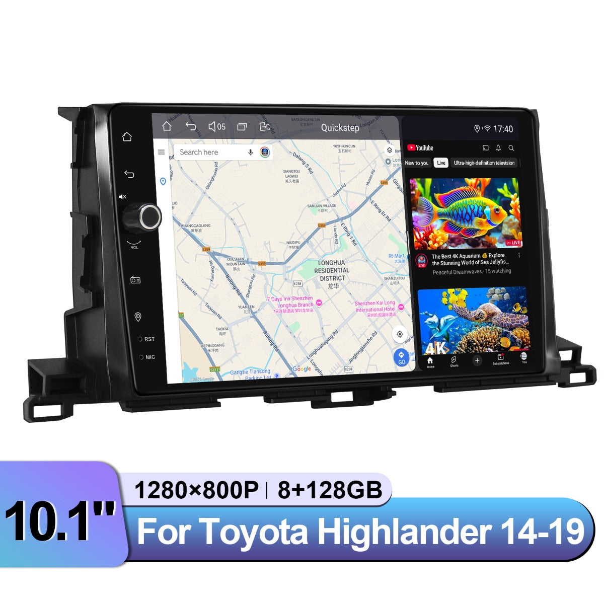 Toyota Highlander 2014-2019 7" Android Head Unit