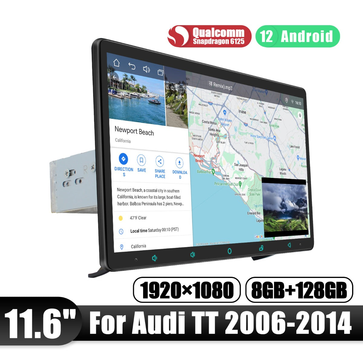 Audi TT 2006-2014 7" Android Head Unit