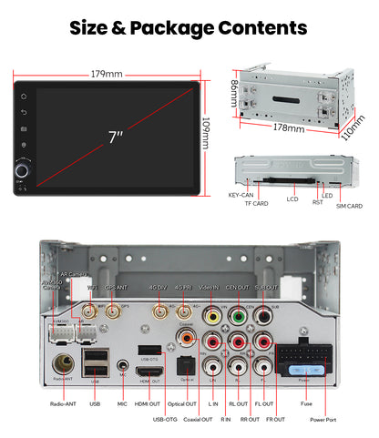 7" Universal Head Unit