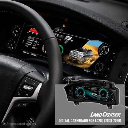 Carobotor LC200 Digital Dash 2008-2020