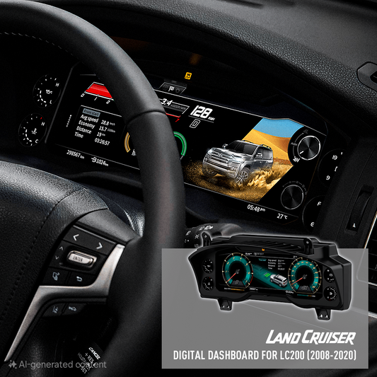 Carobotor LC200 Digital Dash 2008-2020